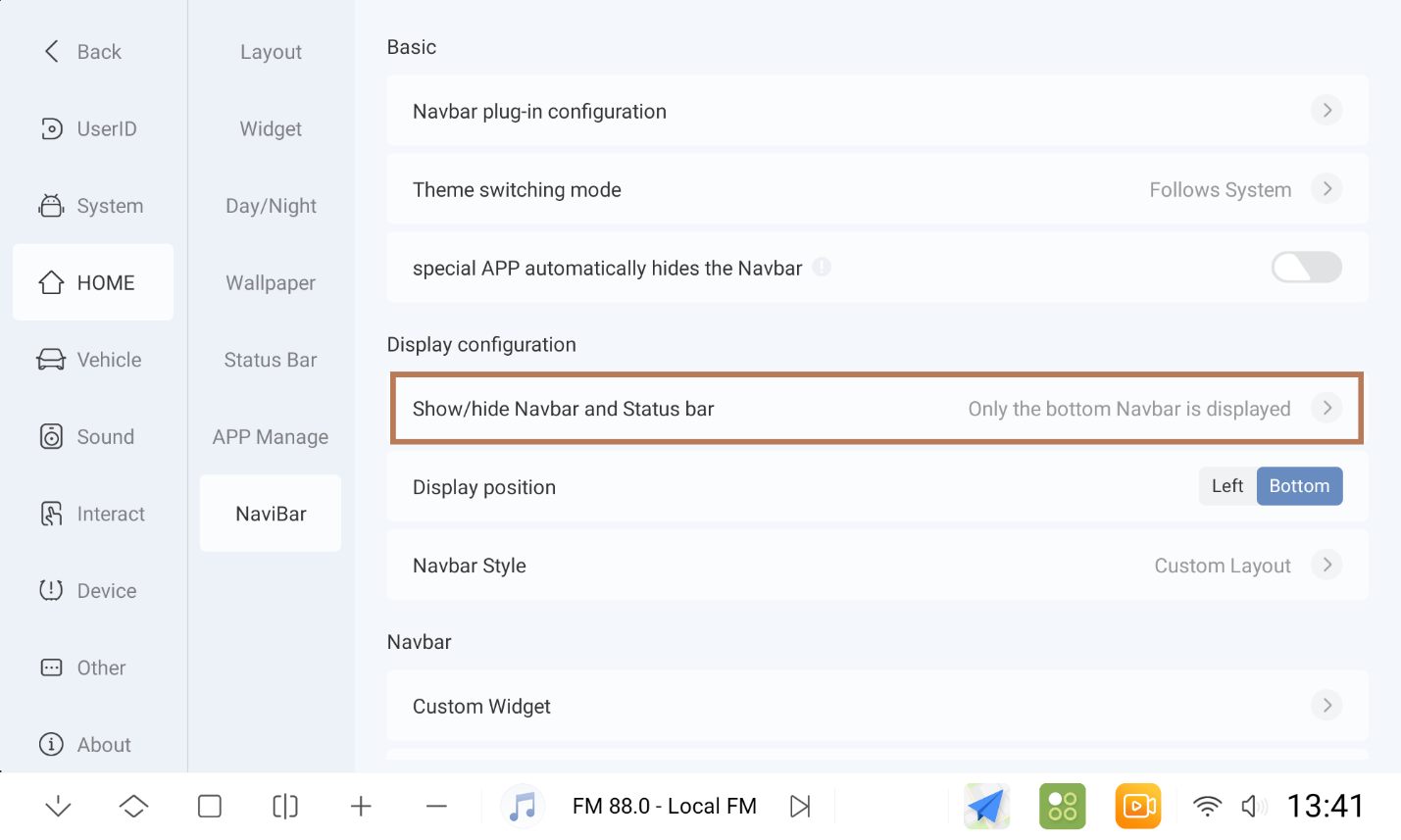 Enhanced Navigation Bar Step 1a